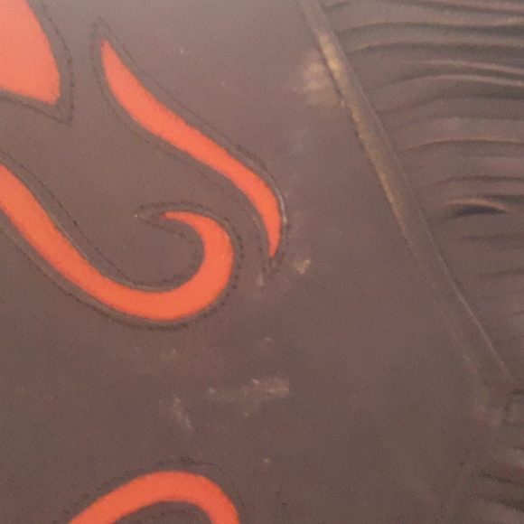 Flame Leather Vest - Picture 6 of 7